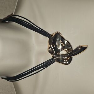 Cato Black and Gold Statement Necklace New